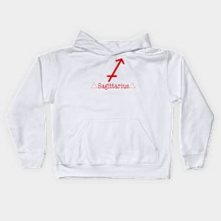 Sagittarius symbol Kids Hoodie